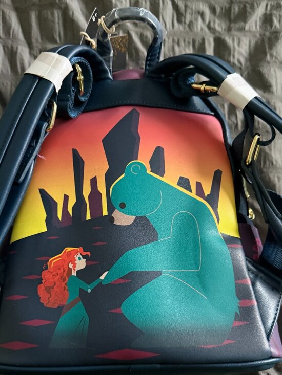 Disney Brave Princess Merida Castle Mini Loungefly Backpack - Picture 3 of 6